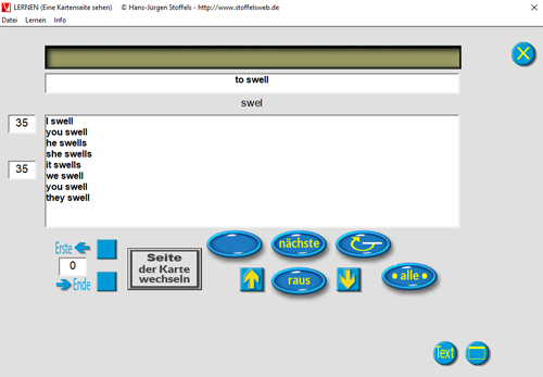 Stoffels Vokabeltrainer - Lernkarten (Lernprogramm 2)